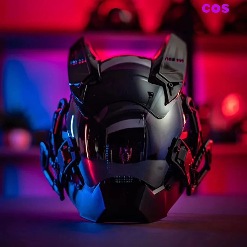 Z кибер панк косплей Хеллбой фиксатор маска Шиноби черные самурайские войны