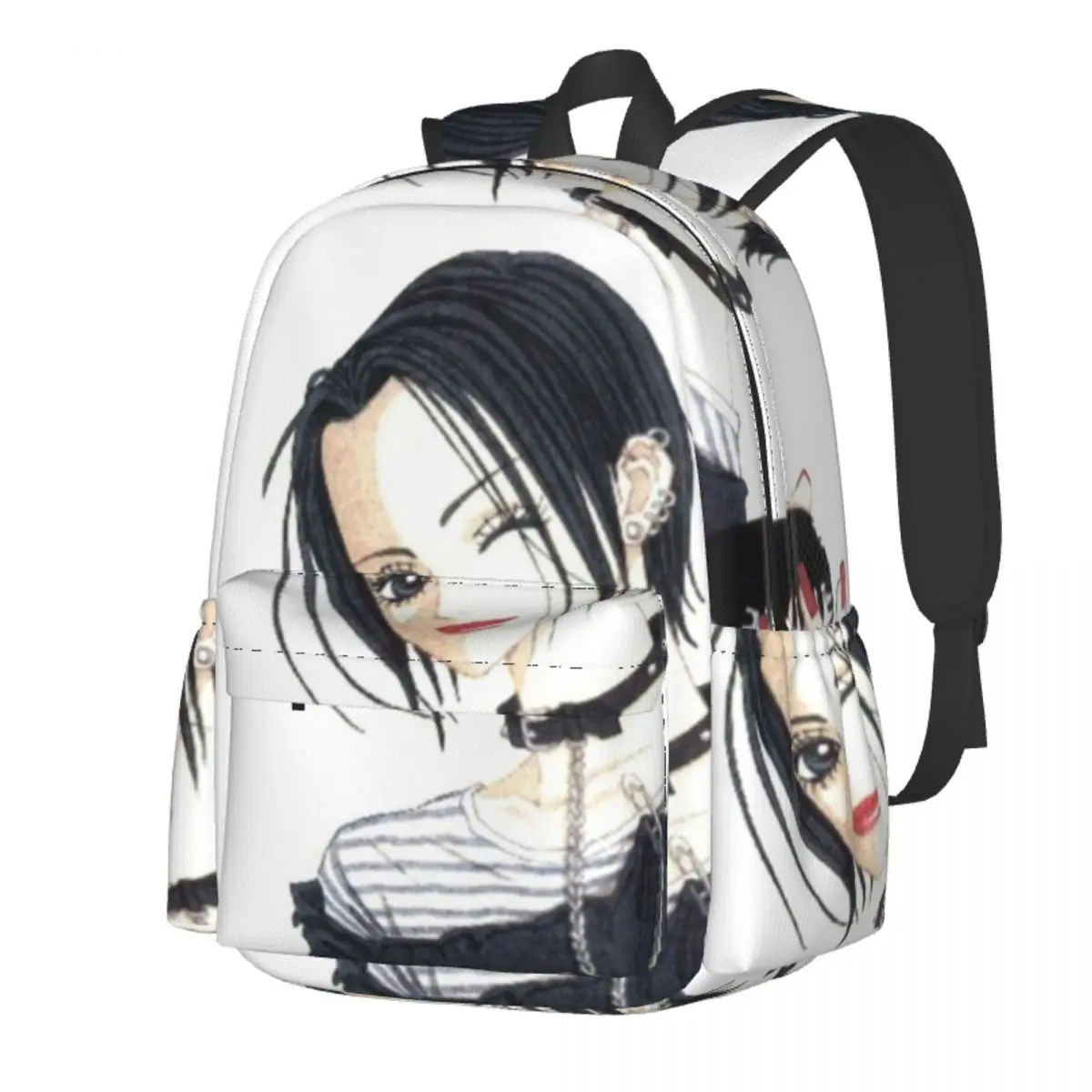 

Nana Osaki Backpack Black Stones Gril Polyester University Backpacks Large Leisure High School Bags Rucksack