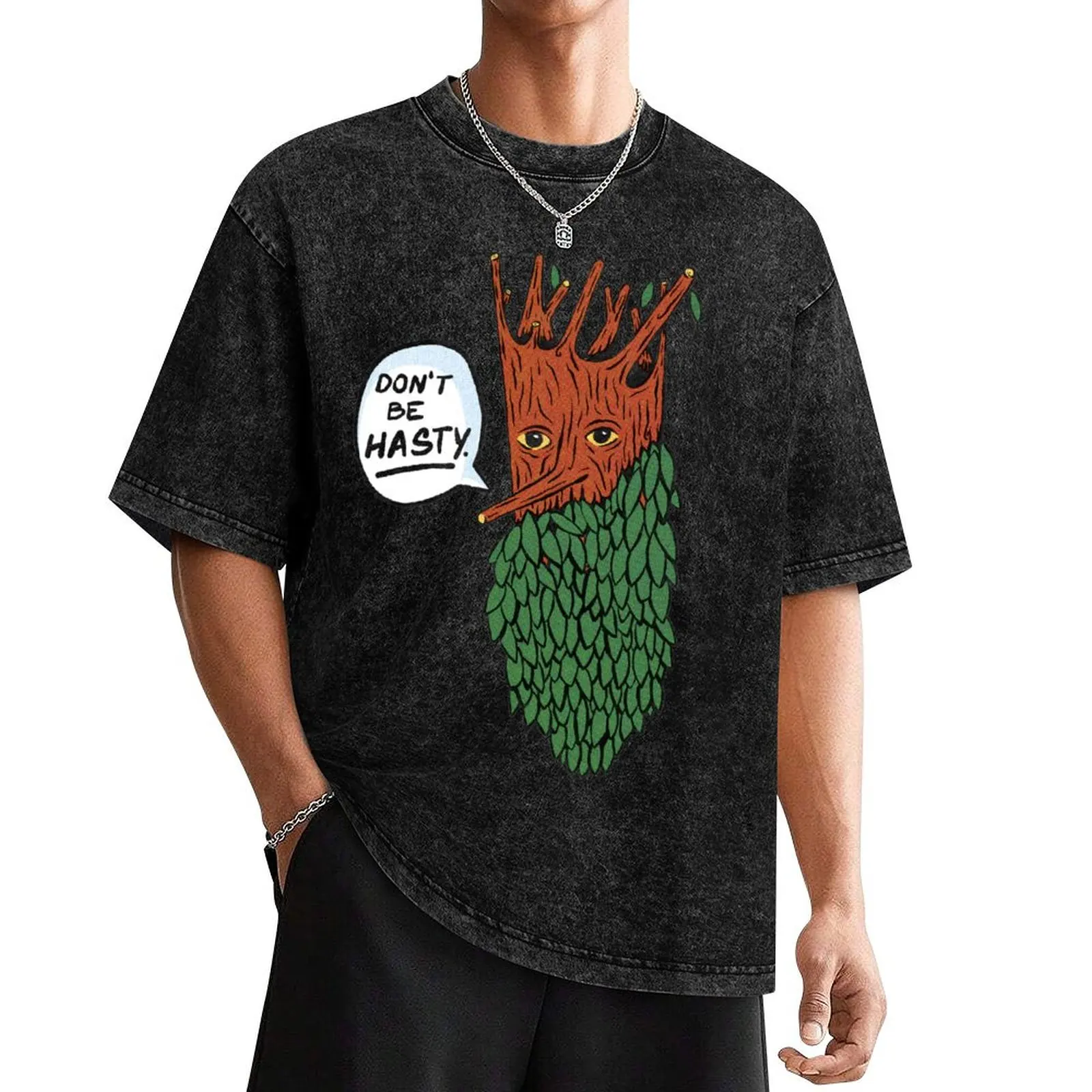 Футболка Treebeard таможенные футболки большого размера мужская блузка мужские