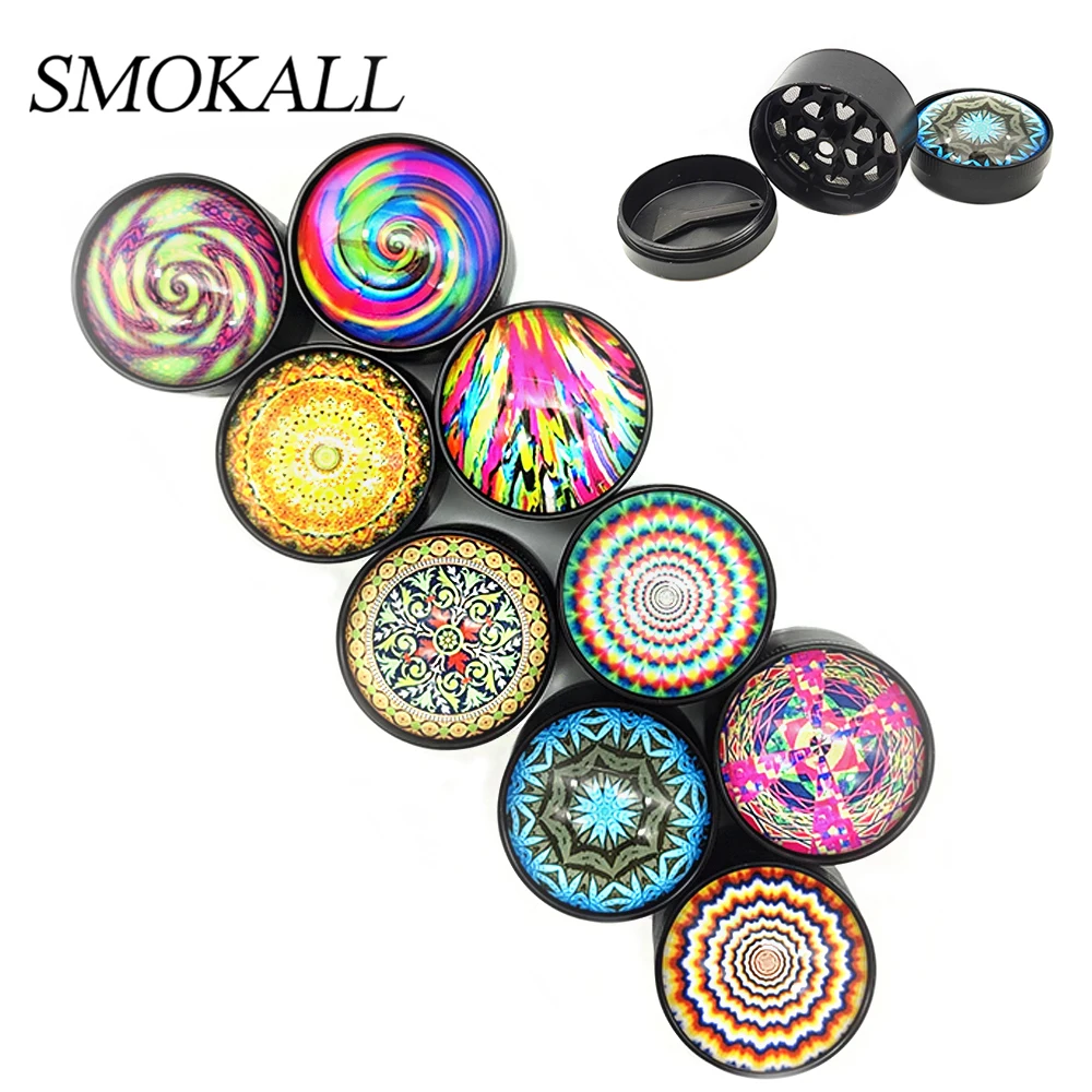 

10Pcs Resin Herb Grinder 40mm Mill Spice Grass Crusher Tobacco Smoking Pipe Accessories Pipas Fumar Hierba For Man Present