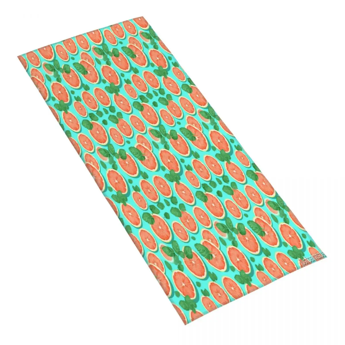 

Grapefruit Pattern On Green Towel Soft Travel Towel Souvenir