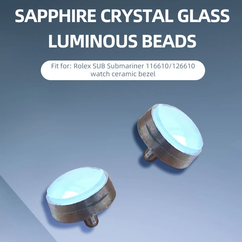 

Watch Bezel Beads Luminous Watch Accessories Sapphire Night Bead For RLX Rolex SUB Submariner Automatic Watch Ceramic Bezel