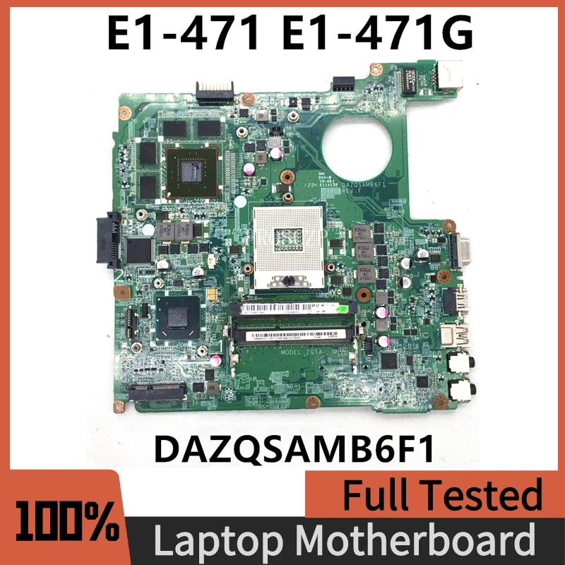 DAZQSAMB6F1 DAZQSAMB6E0 Mainboard For ACER E1-471 EC-471 V3-471 E1-431 E1-471G Laptop Motherboard PGA989 HM76 GT630M 100% Tested