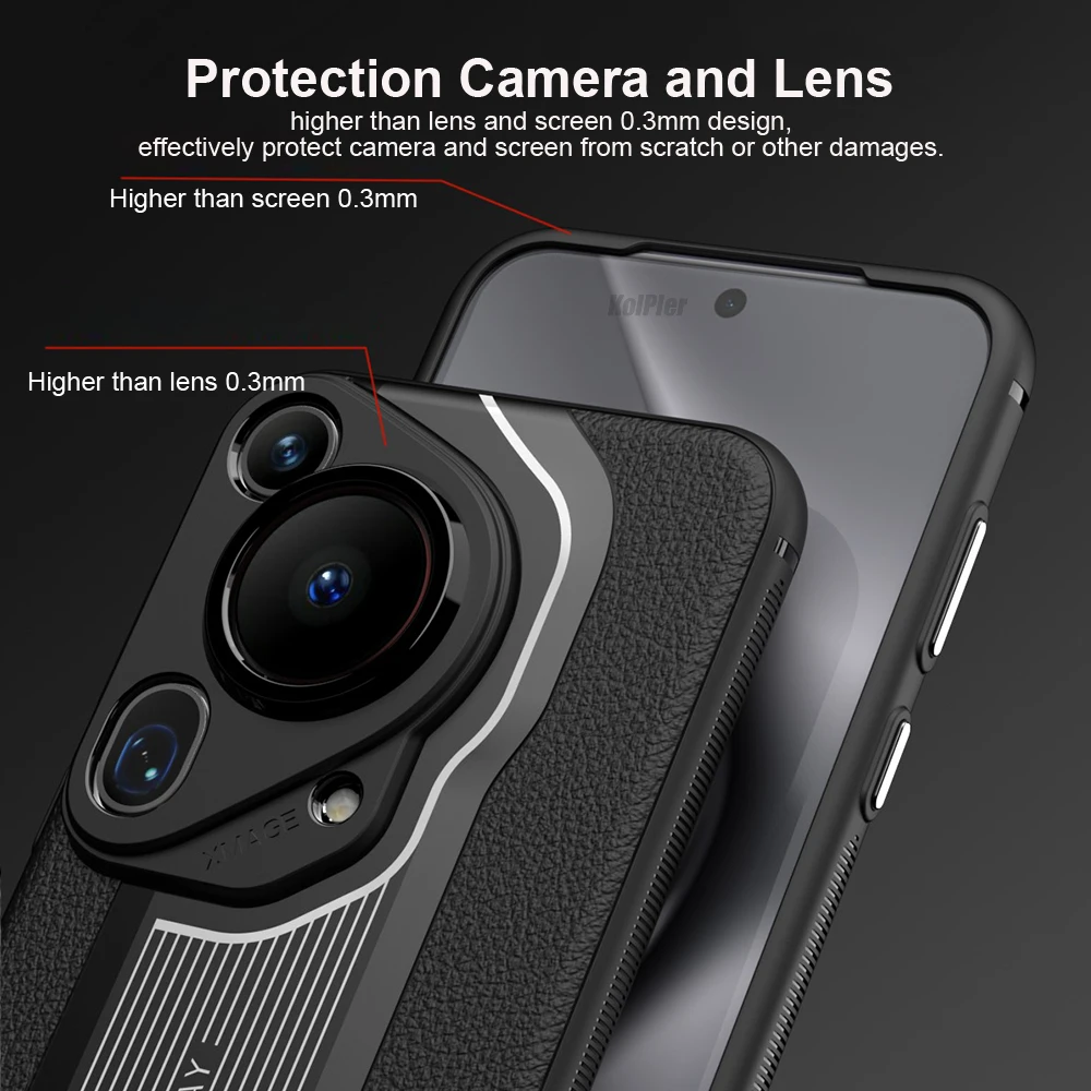 Классический ударопрочный Роскошный чехол для телефона Huawei PURA 70 ультраматовый