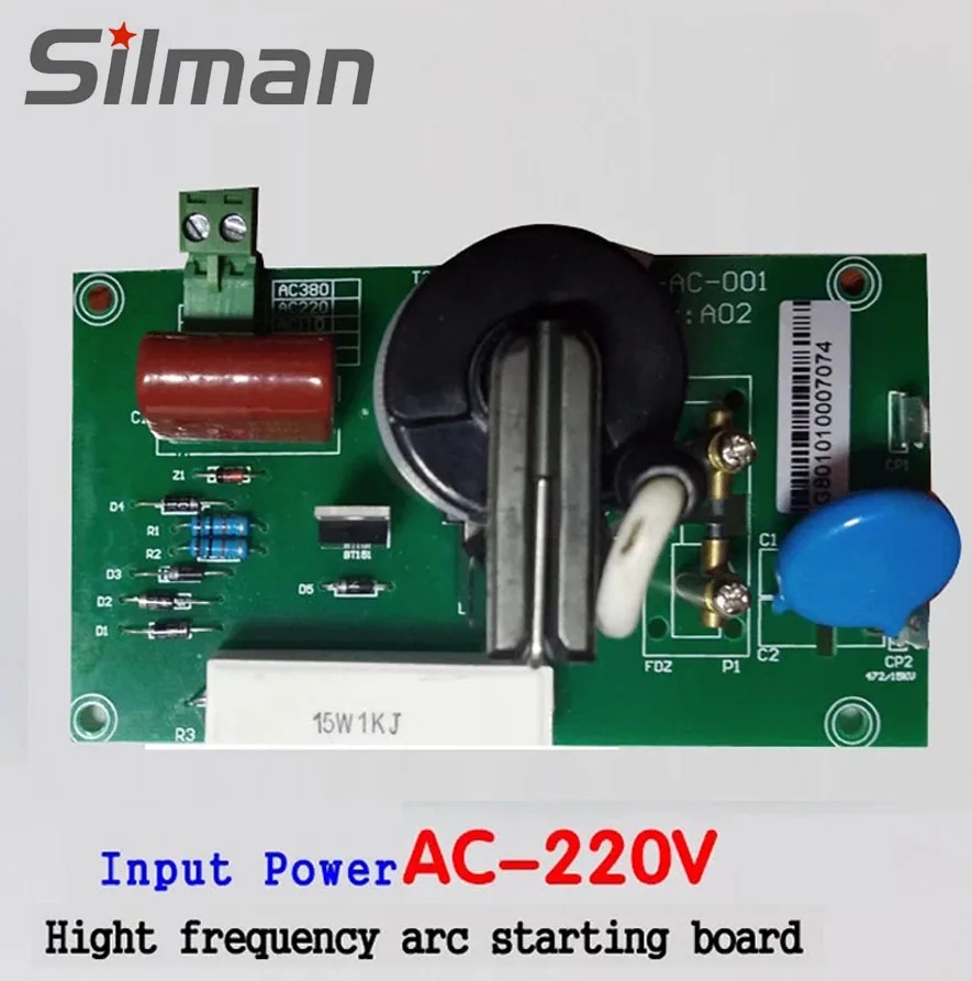 

AC 220V Input High Frequency Board Pilot Arc Board Ignition Board Ignition Board Plasma Argon Arc Welding Modification Replaceme