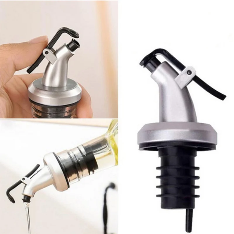 

2PC Sauce Boats Olive Oil Sprayer Wine Liquor Dispenser Rubber Plug Leak-Proof Bottle Stopper BBQ Accessories Kitchen Gadget