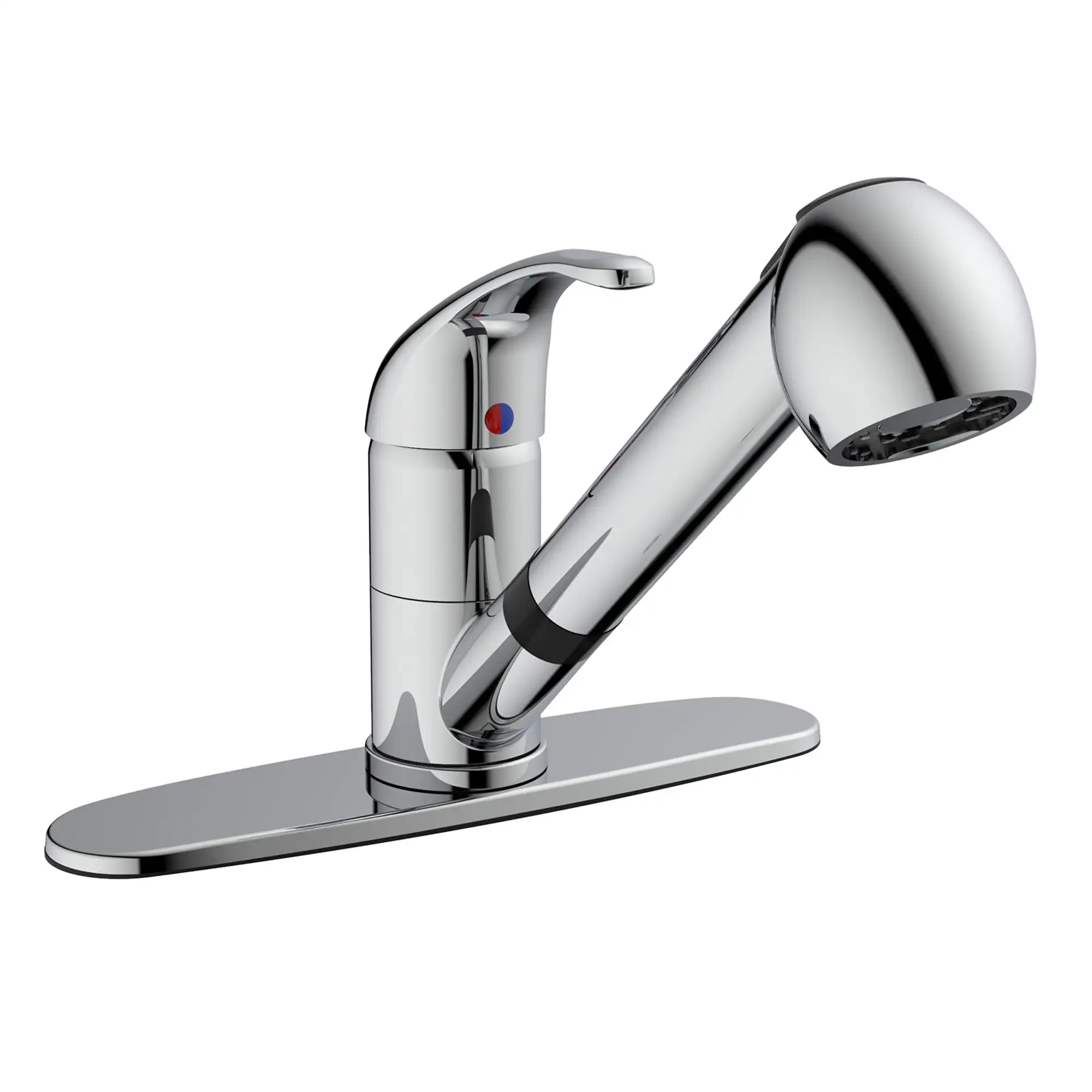 

Single Handle Pull-Out Kitchen Faucet, Polished Chrome