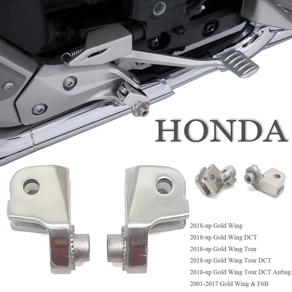 

Motorcycle Driver Footrest Adapter For Honda Goldwing Tour DCT Airbag 1800 F6B GL1800 2018 2019 2020 2021