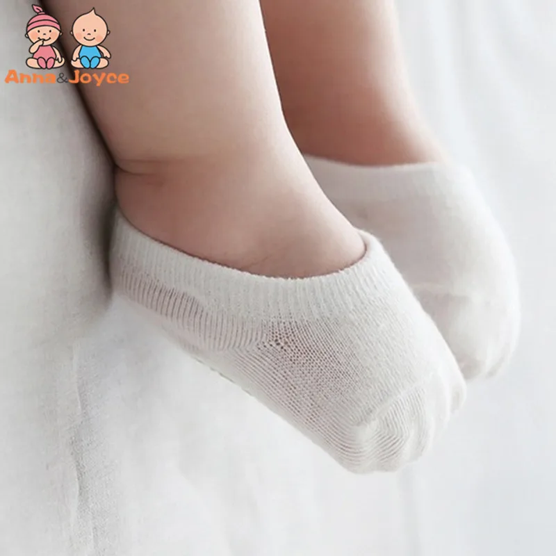 5pairs/lot Fashion Children's Invisible Boat Socks Baby Non Slip Cotton Sock for Girl and Boy hTWS0177 | Детская одежда и