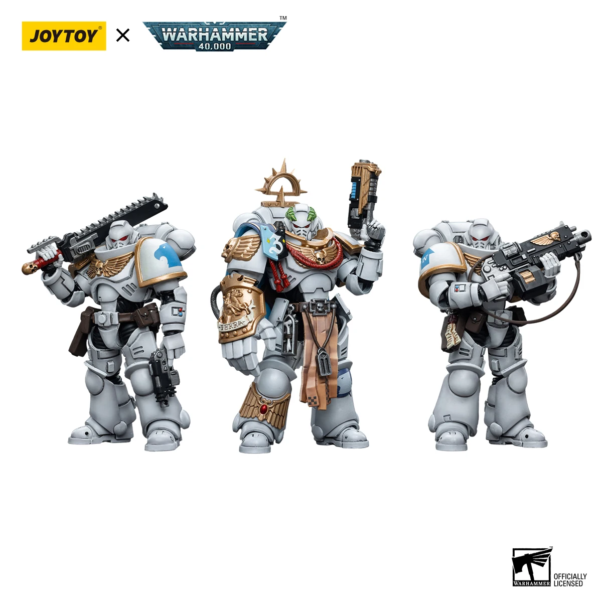 InStock JOYTOY Warhammer 40K Space Marines White Consuls Капитан Messinius 1:18 Фигурки Игровая модель Меха