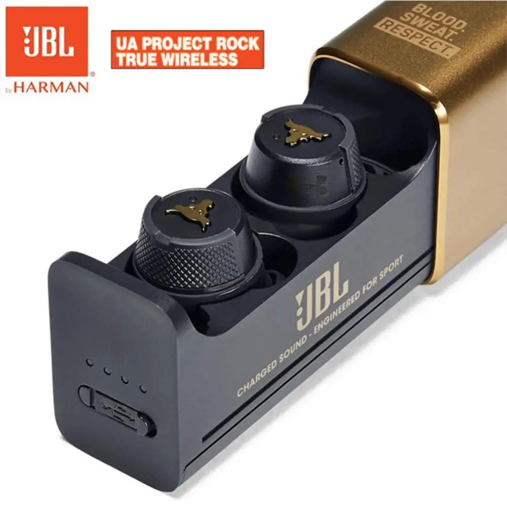 

JBL мкА Project Rock Роскошные беспроводные Bluetooth-наушники-вкладыши IPX7 игровые стереонаушники с микрофоном наушники спортивные наушники JBL