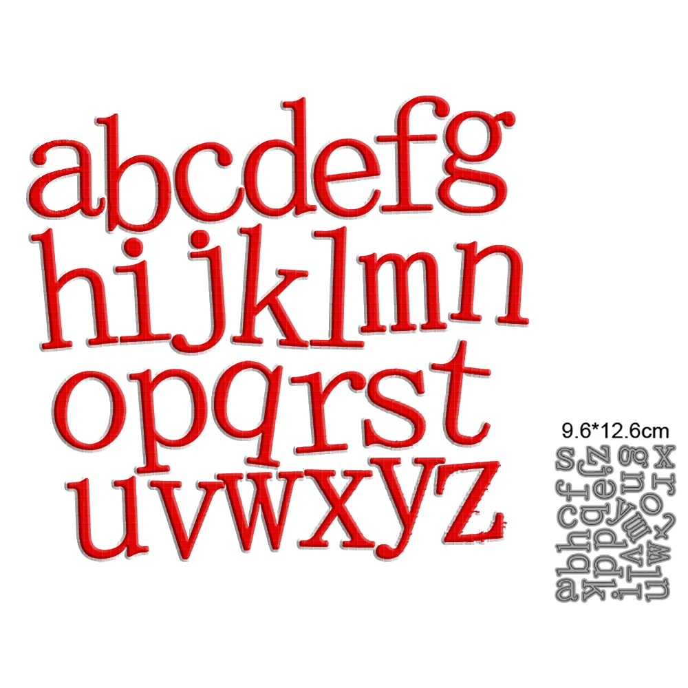 

26pc/set Alphabet Letters 2022 New Arrivals Cutting Dies Metal Scrapbooking Decoration Embossed Photo Album Card Handicrafts
