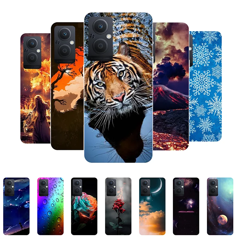 

For OPPO Reno 7Z 5G Case Soft Silicone Cool Cartoon Case For OPPO Reno7 Z Cover CPH2343 TPU Funda for Reno7Z Reno 7 Z Phone Case