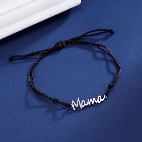 COOLTIME Регулируемые браслеты "Mama" из нержавеющей стали