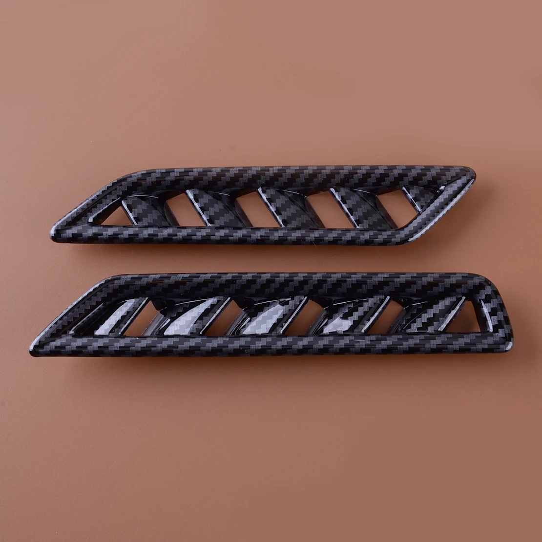 

Рамка из углеродного волокна, для приборной панели автомобиля, вентиляционного отверстия, черного цвета, подходит для VW, Фольксвагена Jetta MK7, 2019, 2020, 2 шт. в наборе