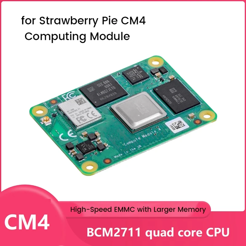 CM4 Core Board For Raspberry Pi Module 4 Quad Core ARM Cortex-A72 LPDDR4 EMMC Flash Wifi Development
