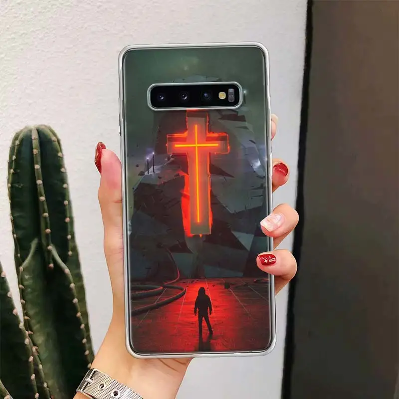 Чехол с изображением Креста Бога Иисуса молитвы для Samsung Galaxy M21 M31 M12 M51 M32 M52 M30S M11 Note
