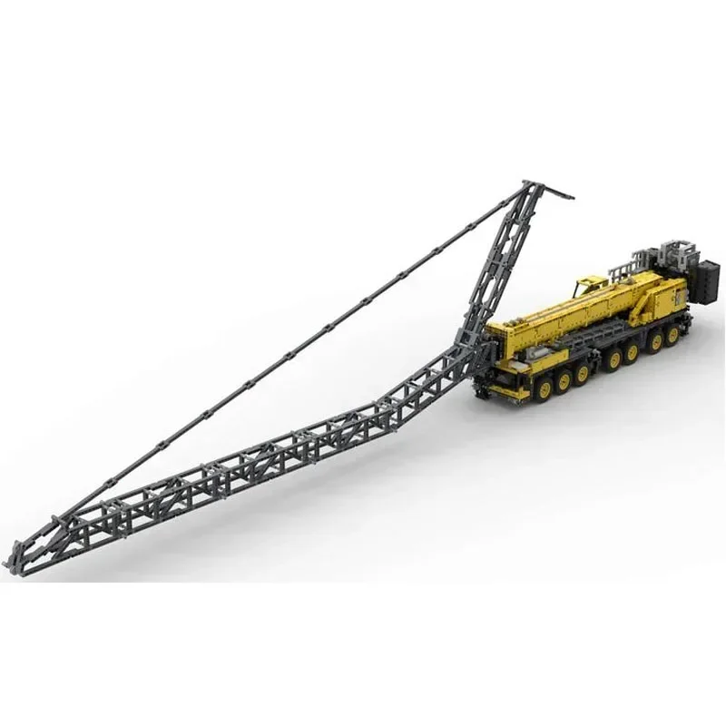 MOC- 163993 Новый 7-осевой мобильный кран RCElectric GMK7550 сращивание и сборка строительных