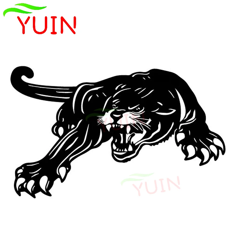 Яркий Тигр креативное украшение модная Автомобильная наклейка индивидуальная