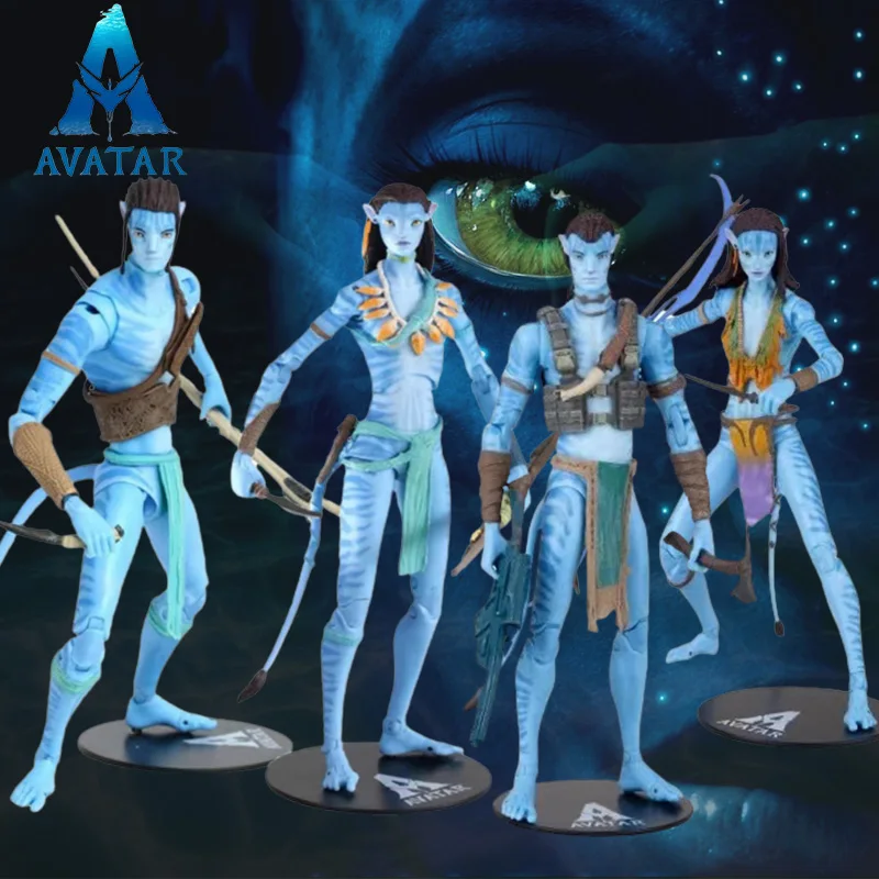 S Jake Sully Neytiri Movable Figurines Anime Peripheral Collectible Toys Boys Children Gifts