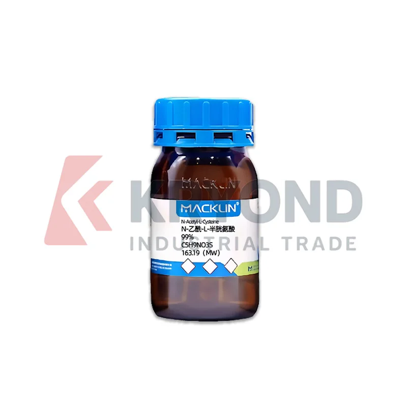 Фото MACKLIN N-Ацетил-L-цистеин (NAC) 99% CAS 616-91-1, лабораторный реагент, аминокислота для биохимических исследований и тестирования, 100 г, 500 г №2