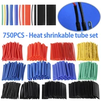 750pc heat shrink tubing 21 electrical insulation wire heat shrink tube colorful heat shrink tubing electronic cable sleeve set