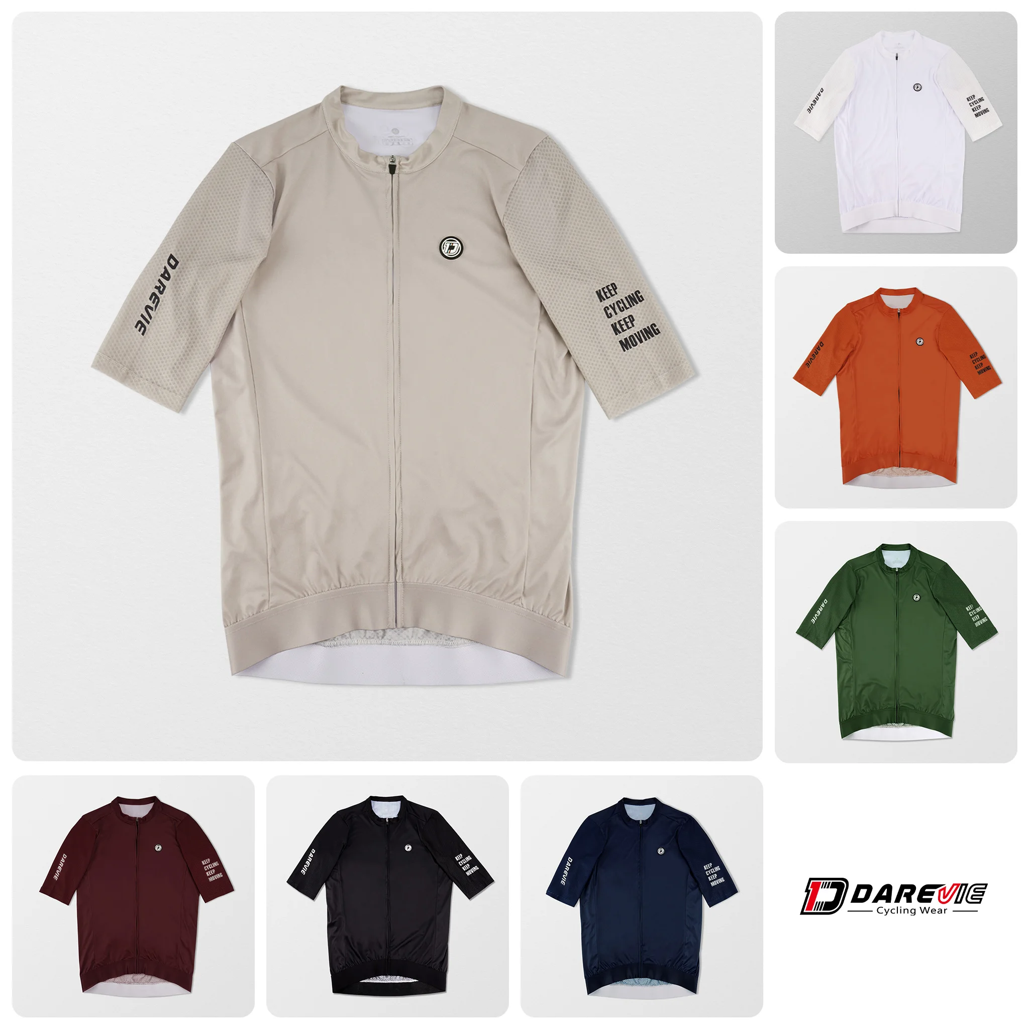 DAREVIE Cycling Jersey SPF 50+ Men Women Cycling Jersey 2023 Fashion Bike Jersey Pro Team High Quality Cycling Shirt MTB Road
