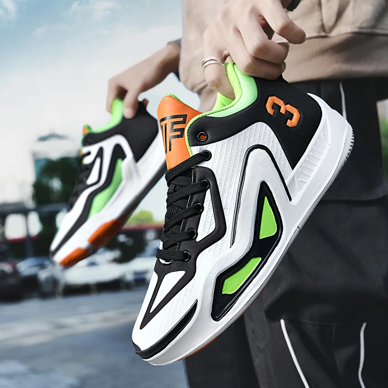 Мужские баскетбольные кроссовки High Street дышащие нескользящие пригодные для носки