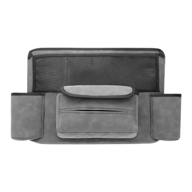 

Suede Purse Holder For Car Car Bag Holder For Women Handbag Between Front Seats Storage Accessories Suede Car Net Pocket Handbag
