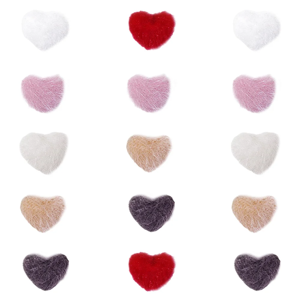 

15 Pcs Nail Balls Decor Tech Accessories Ornament Fluffy Acrylic Tips 3d Fingernail Polish