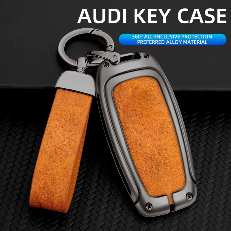 

Car Key Case Cover For Audi A1 A3 A4 A5 A6 A7 A8 B6 B7 B8 B8 B9 C8 S4 S5 S7 D5 S8 Quattro Q3 Q5 Q8 4F RS3 8W 4M TT 8L 8V S3