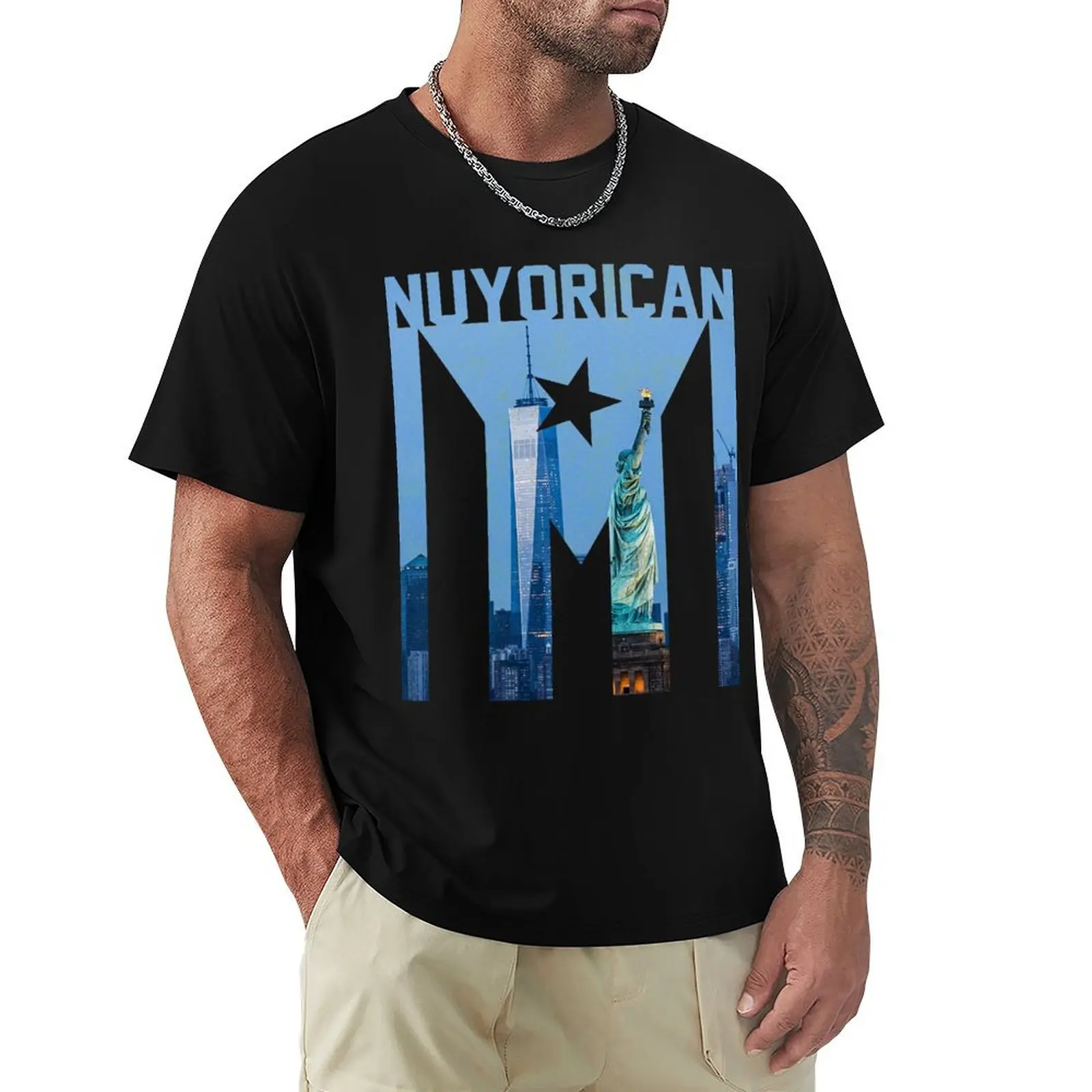 Футболка Nuyorican с флагом Пуэрто-Рико эстетическая одежда футболки графическим