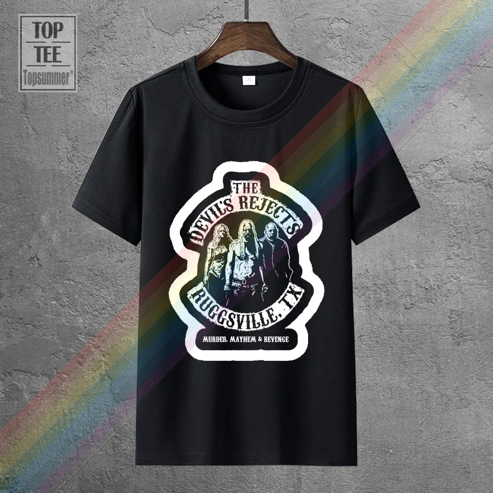 

Футболка с надписью "The Devil'S", "Капитан спейлдинг", "Ужас", "Хиппи", "стиль ретро", "череп", модные футболки, готический Эмо, панк-футболка