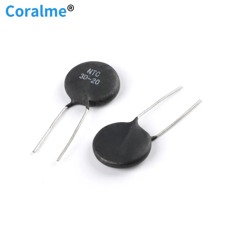 

20PCS NTC3D NTC Thermistor Negative Temperature Coefficient Resistor 3R 3ohm 9mm 13mm 15mm NTC3D-9 NTC3D-13 NTC3D-15