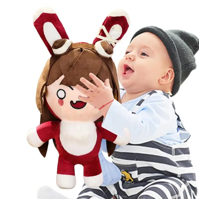 

Genshin ударный Янтарный Кролик плюшевая кукла барон Банни Мягкая Игрушка реквизит для косплея Хэллоуин Рождественский подарок для мальчиков девочек 40 см