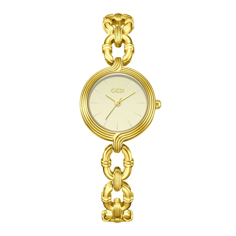 Модные часы GEDI лучший бренд винтажные женские кварцевые с квадратным