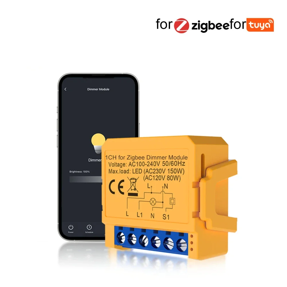 1 шт. модуль переключателя для ZigBee затемняющий переключатель 1/2 способа темного