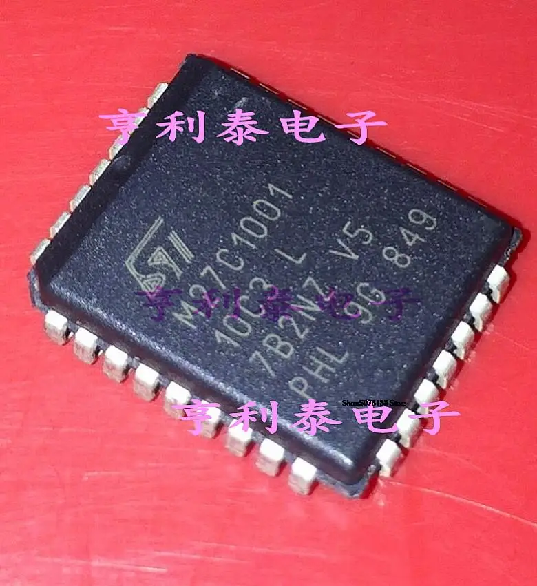 

M27C1001-10C3 M27C1001 PLCC32 новая Оригинальная быстрая доставка
