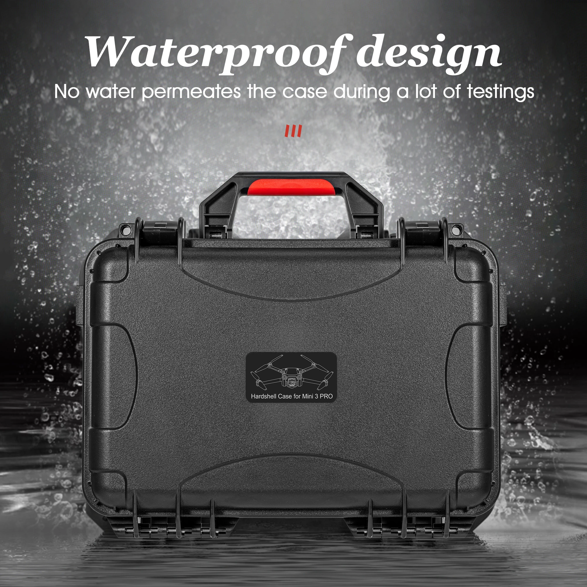 DJI Mini 3 PRO Accessories Storage Case Portable Suitcase Hard Shell Waterproof Case Explosion-proof Carrying Box RC Controller