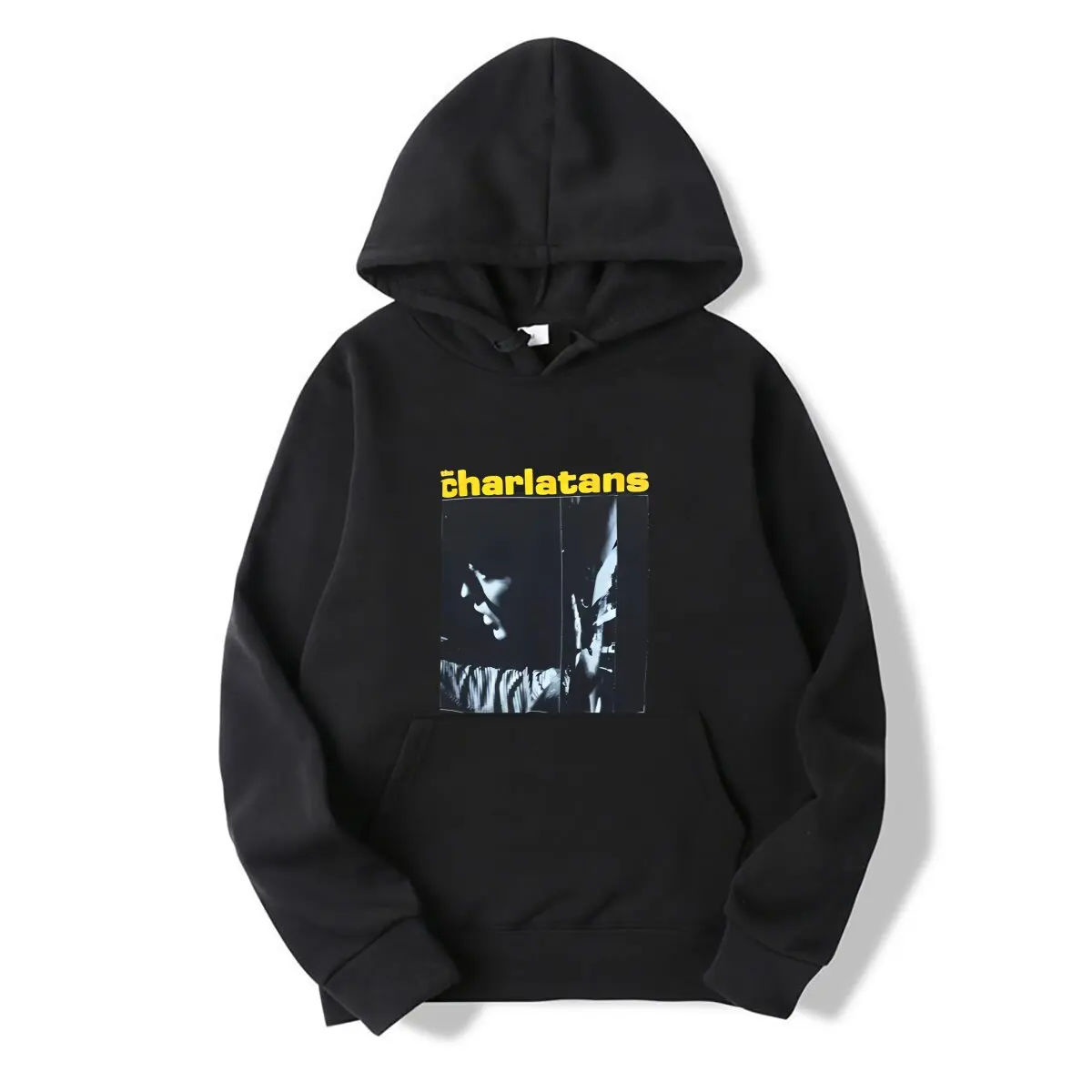 VINTAGE 1990 THE CHARLATANS INDIE ROCK TOUR CONCERT Hooded sweatshirt MADCHESTER BRITPOP
