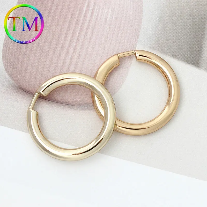 10-50Pcs Custom Metal O Ring Bag Belt Strap Buckles Die-Casting O Ring Buckle Dog Collar Webbing Clasp Diy Hardware Accessories