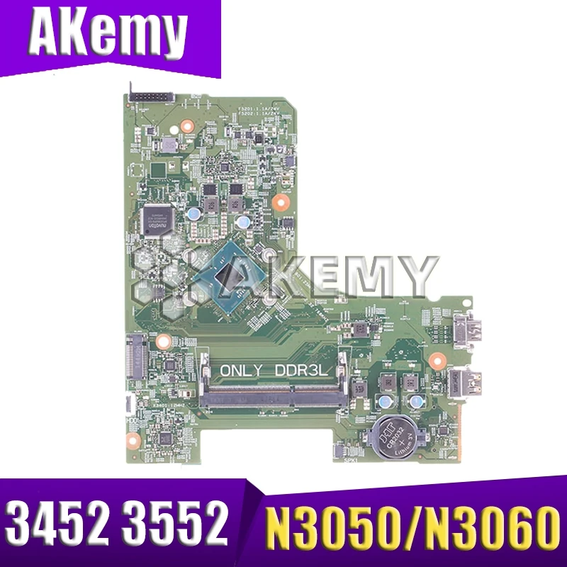 

CN-0PW4MN PW4MN mainboard For DELL INSPIRON 3452 3552 laptop motherboard Iris BSW MB 14279-1 PWB:896X3 N3050/N3060 NOTEBOOK PC