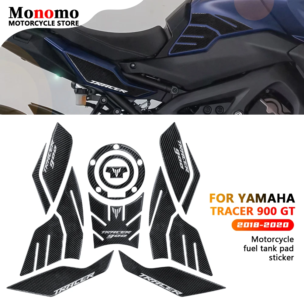

Suitable for Yamaha Tracer 900GT 2018-2020 Motorcycle 3D Carbon Fiber Fuel Tank Pad Fuel Tank Protection Pad Decorative Sticker
