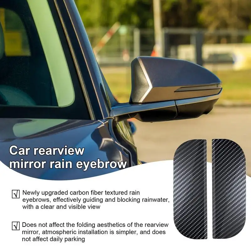 

Universal Car Side Mirror Rain Guard Mirror Protector Cover Sun Visor Rainproof Eyebrow Auto Rear View Shield Vehicle Accessory