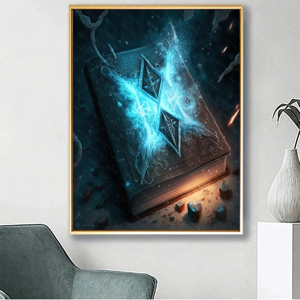 

5D Magic Book Diy Diamond Painting Landscape Full Diamond Embroidery Mosaic Cross Stitch Rhinestone Kits Crafts Home Decor Gift