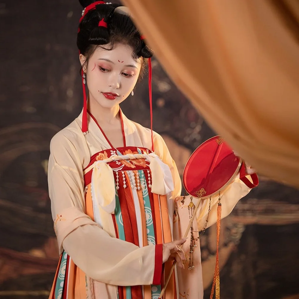 

Chinese Style Suits Spring Summer Dance Costume Stage Wear Birthday Outfits for Women Green Hanfu Stage Performance Costume