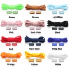 2022 эластичные шнурки без завязывания, полукруглая металлическая застежка, шнурки для детей и взрослых, шнурки с пряжкой в виде капсулы