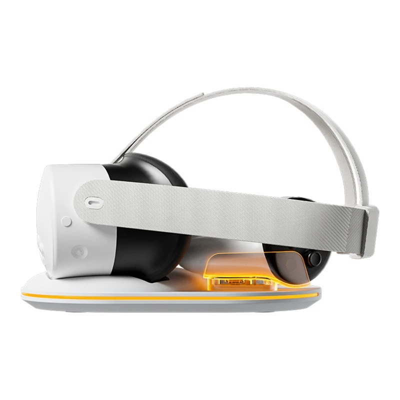 Зарядная станция для Meta Quest 3S VR Магнитная зарядная мощностью 15 Вт контроллера |