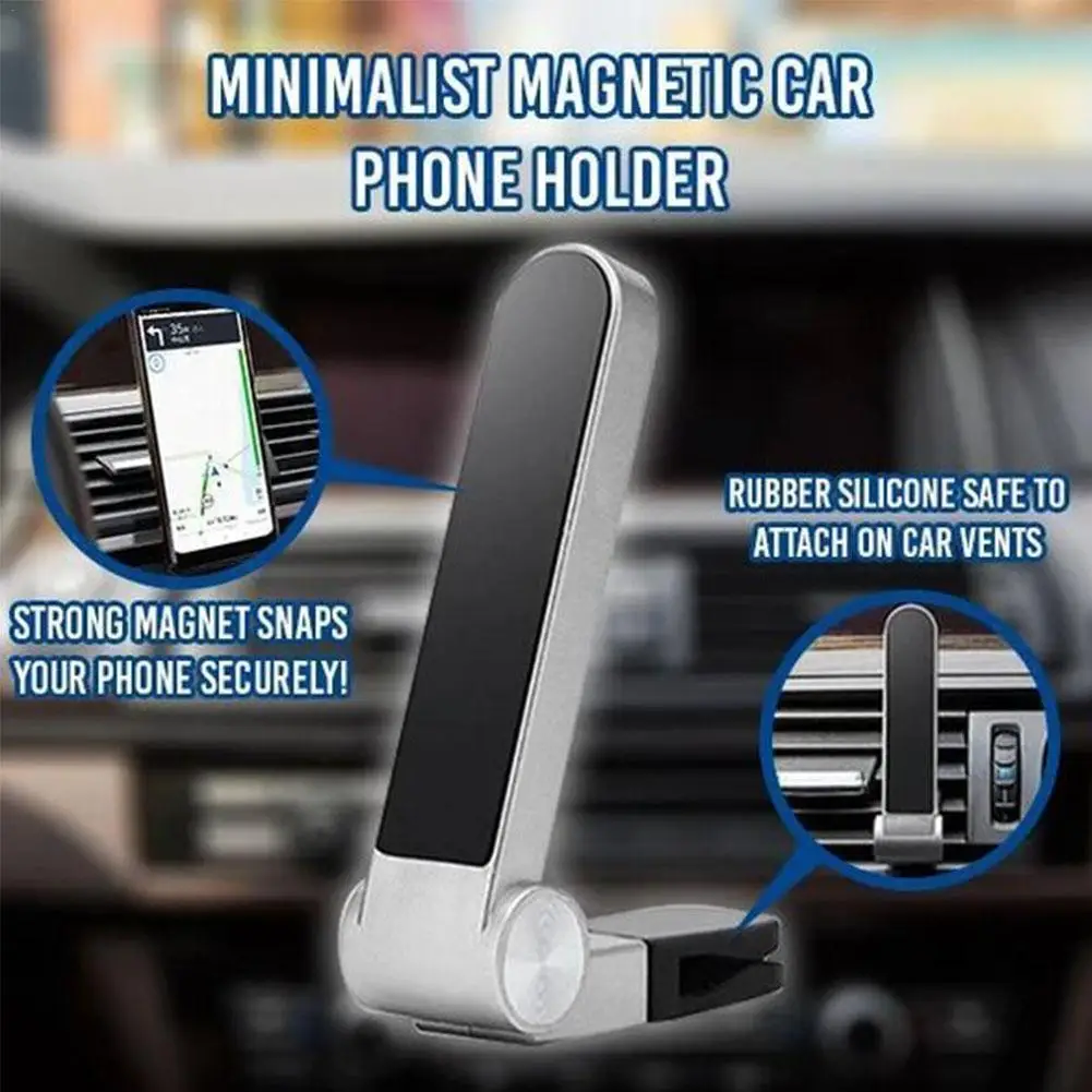 

Универсальный магнитный автомобильный держатель для вентиляционного отверстия, настенный многофункциональный держатель для телефона