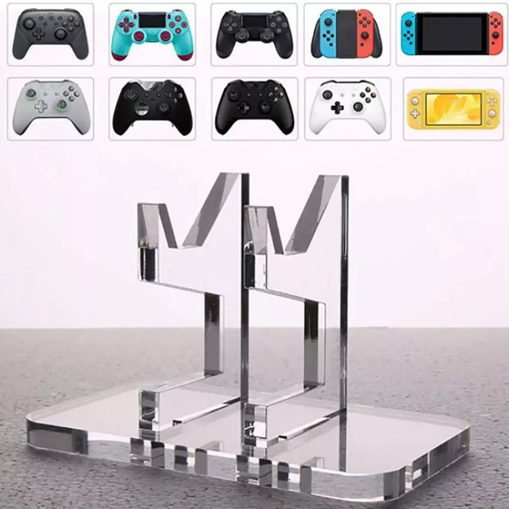 

Game Controller Holder Acrylic Gamepad Display Support for Switch Pro/PS5/Xbox Series X/PS4 Joystick Rack Stand